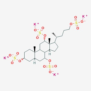 Petromyzonol 3,7,12,24-Tetrasulfate Tetrapotassium Salt图片