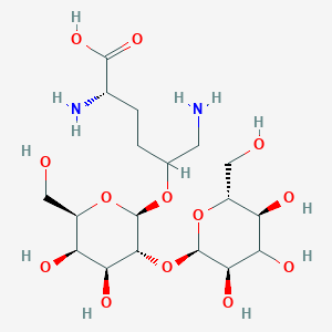 5-[(2-O-A-D-Glucopyranosyl-b-D-galactopyranosyl)oxy]-L-lysine图片