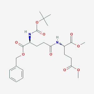 N-tert-Butyloxycarbonyl-L-γ-glutamyl-L-glutamic Acid 1-Benzyl 21,25-Dimethyl Ester图片