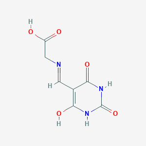 N-[(2,4,6-trioxotetrahydropyrimidin-5(2H)-ylidene)methyl]glycine图片