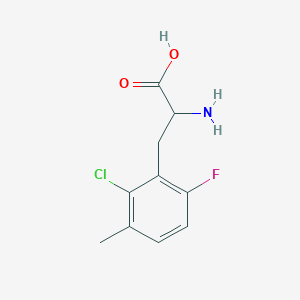 2-Chloro-6-fluoro-3-methyl-DL-phenylalanine图片