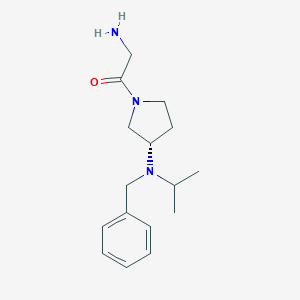 2-Amino-1-[(S)-3-(benzyl-isopropyl-amino)-pyrrolidin-1-yl]-ethanone图片