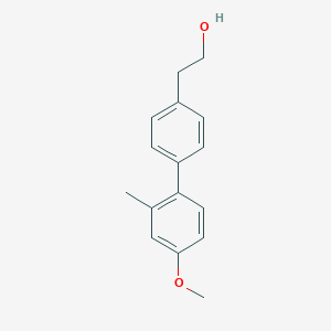 4-(4-Methoxy-2-methylphenyl)phenethyl alcohol图片