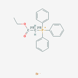 (Carbethoxymethyl-1,2-13C2)triphenylphosphonium bromide图片