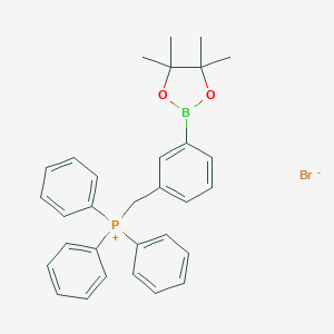 3-(4,4,5,5-Tetramethyl-1,3,2-dioxaboratophenyl)methyl Triphenylphosphonium Bromide图片