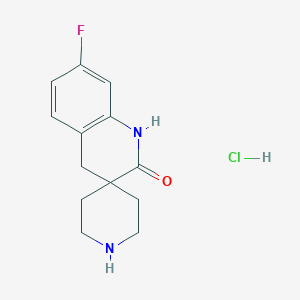 7'-Fluoro-2',4'-dihydro-1'H-spiro[piperidine-4,3'-quinoline]-2'-one hydrochlorid图片
