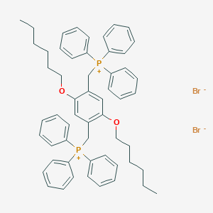 [[2,5-Bis(hexyloxy)-1,4-phenylene]bis(methylene)]bis[triphenylphosphonium bromide]图片