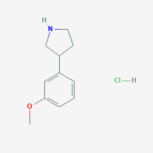 3-(3-Methoxyphenyl)pyrrolidine Hydrochloride图片