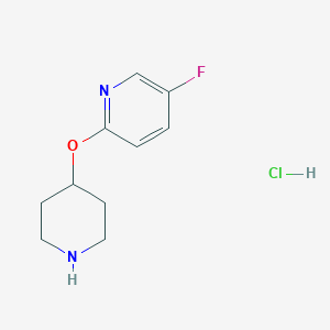 5-FLUORO-2-(PIPERIDIN-4-YLOXY)PYRIDINE HCLͼƬ