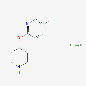 5-FLUORO-2-(PIPERIDIN-4-YLOXY)PYRIDINE HCL图片