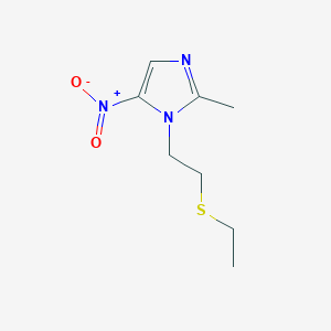1-[2-(Ethylthio)ethyl]-2-methyl-5-nitro-1H-imidazole图片