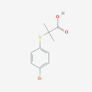 2-(4-Bromophenylsulfanyl)-2-methyl-propionic acid图片