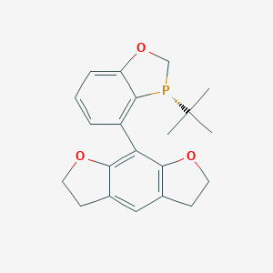(R)-3-叔丁基-4-(2,3,5,6-四氢苯并呋喃[6,5-b]呋喃-8-基)-2,3-二氢苯并[d][1,3]氧磷杂环戊二烯图片
