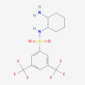 N-[(1S,2S)-2-氨基环己基]-3,5-双(三氟甲基)苯亚磺酰胺图片