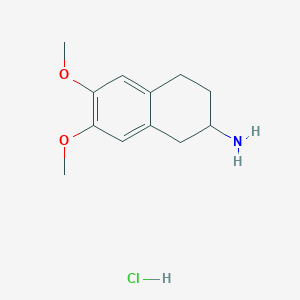 6,7-Dimethoxy-1,2,3,4-Tetrahydro-Naphthalen-2-Ylamine Hydrochloride图片