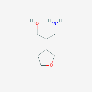 3-amino-2-(oxolan-3-yl)propan-1-ol图片