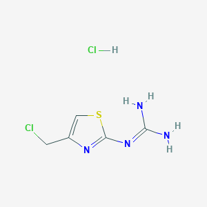 1-(4-Chloromethyl-2-thiazoyl)guanidine Hydrochloride Salt图片