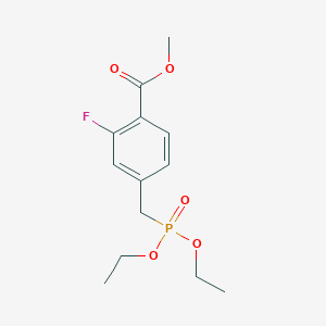 Methyl 4-[(Diethoxyphosphoryl)methyl]-3-fluorobenzoateͼƬ