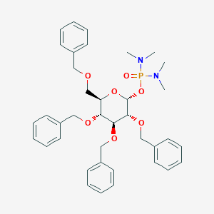 2,3,4,6-Tetra-O-benzyl-alpha-D-glucopyranosyl N,N,N',N'-tetramethylphosphorodiamidateͼƬ