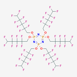 2,2,4,4,6,6-Hexakis[(2,2,3,3,4,4,5,5-octafluoropentyl)oxy]-2λ5,4λ5,6λ5-1,3,5,2,4,6-triazatriphosphorine图片