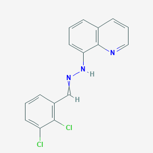 2,3-Dichlorobenzenecarbaldehyde N-(8-quinolinyl)hydrazone图片
