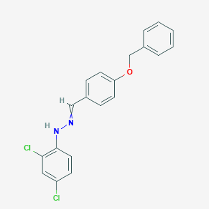 4-(Benzyloxy)benzenecarbaldehyde N-(2,4-dichlorophenyl)hydrazone图片