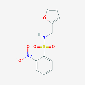 N-(2-furylmethyl)-2-nitrobenzenesulfonamide图片