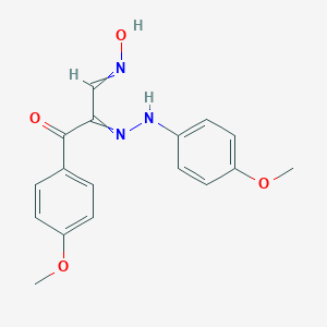 3-(4-Methoxyphenyl)-2-[2-(4-methoxyphenyl)hydrazono]-3-oxopropanal oximeͼƬ