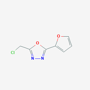 2-(chloromethyl)-5-(2-furyl)-1,3,4-oxadiazole图片