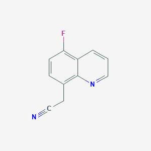 2-(5-fluoroquinolin-8-yl)acetonitrile图片