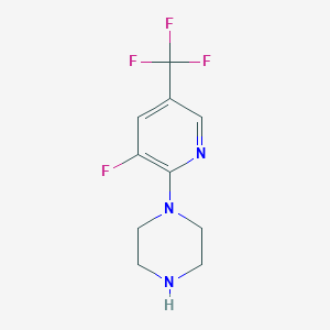 1-(3-fluoro-5-(trifluoromethyl)pyridin-2-yl)piperazine图片