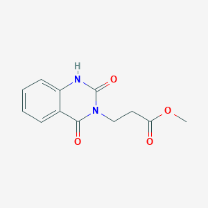 methyl 3-(2,4-dioxo-1,2,3,4-tetrahydroquinazolin-3-yl)propanoate图片