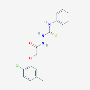 2-[2-(2-Chloro-5-methylphenoxy)acetyl]-N-phenyl-1-hydrazinecarbothioamide图片