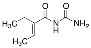 1-(2-Ethylcrotonoyl)urea图片