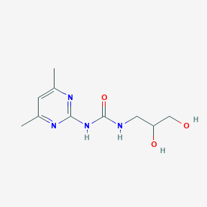 3-(2,3-Dihydroxypropyl)-1-(4,6-dimethylpyrimidin-2-yl)ureaͼƬ