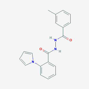 N'-(3-methylbenzoyl)-2-(1H-pyrrol-1-yl)benzenecarbohydrazide图片