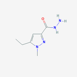 5-ethyl-1-methyl-1H-pyrazole-3-carbohydrazide图片