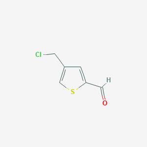 4-(chloromethyl)thiophene-2-carbaldehyde图片