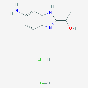 1-(5-amino-1H-benzimidazol-2-yl)ethanol dihydrochloride图片