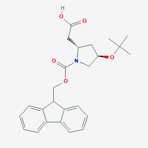 Fmoc-O-t-butyl-L-beta-homohydroxy-proline图片