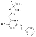 N-苄氧羰基-L-天门冬氨酸4-叔丁酯图片