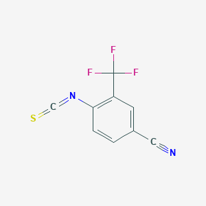 4-Cyano-2-(trifluoromethyl)phenylisothiocyanate图片