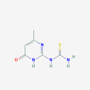 N-(4-Methyl-6-oxo-1,6-dihydropyrimidin-2-yl)thioureaͼƬ