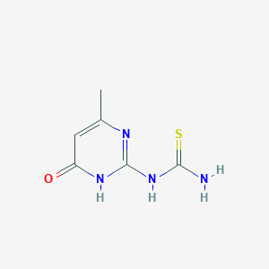 N-(4-Methyl-6-oxo-1,6-dihydropyrimidin-2-yl)thiourea图片