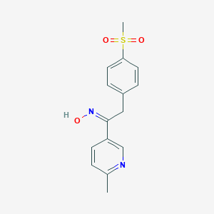 1-(6-Methyl-3-pyridinyl)-2-[4-(methylsulfonyl)phenyl]-ethanone Oxime图片