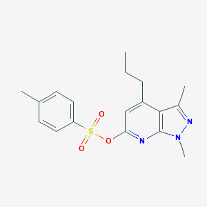 1,3-Dimethyl-4-propyl-1H-pyrazolo[3,4-b]pyridin-6-yl 4-Methylbenzene-1-sulfonate图片