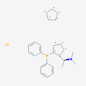 (S)-(+)-N,N-二甲基-1-(2-联苯膦基)二茂铁乙胺图片