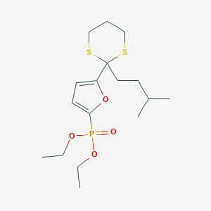 diethyl {5-[2-(3-methylbutyl)-1,3-dithian-2-yl]-2-furyl}phosphonateͼƬ