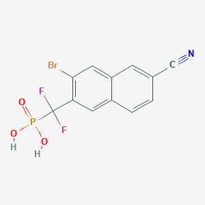 P-[(3-Bromo-6-cyano-2-naphthalenyl)difluoromethyl]-phosphonic AcidͼƬ