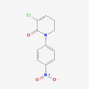 3-氯-5,6-二氢-1-(4-硝基苯基)-2(1H)-吡啶酮(阿哌沙班中间体)图片